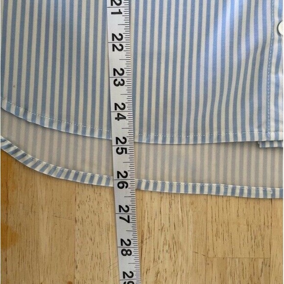 ONA by Yoon Chung Oversized Shirt Small Stripe Sustainable Italian Fabric Beachy - Picture 10 of 14